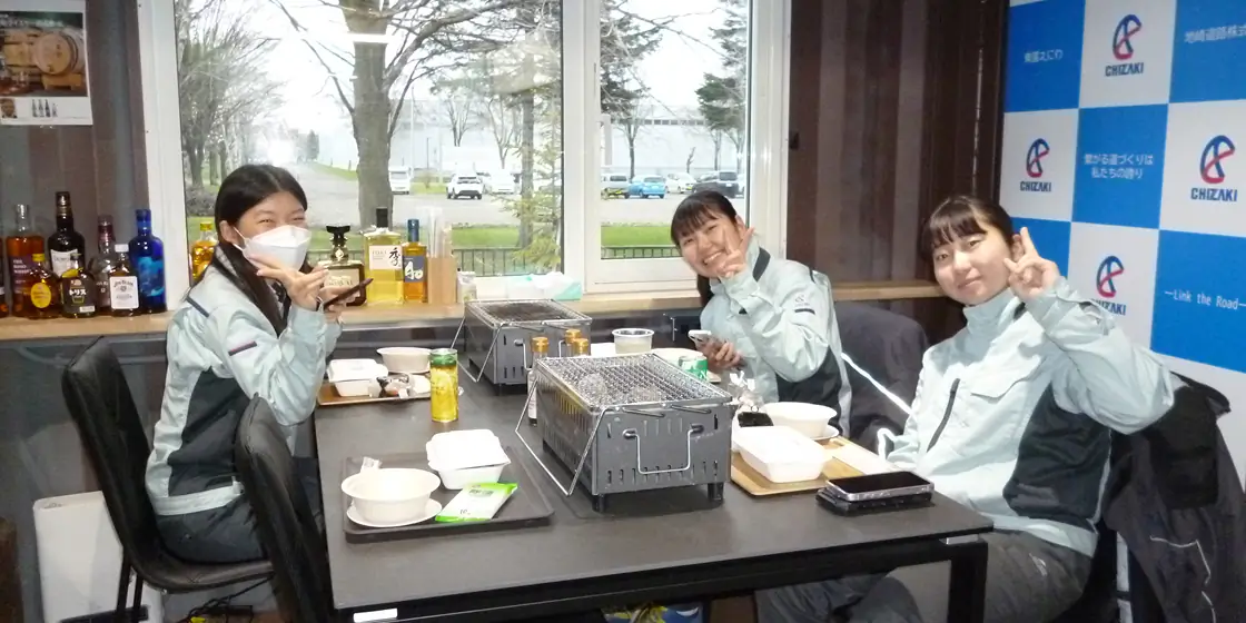 研修施設（東屋）での懇親会